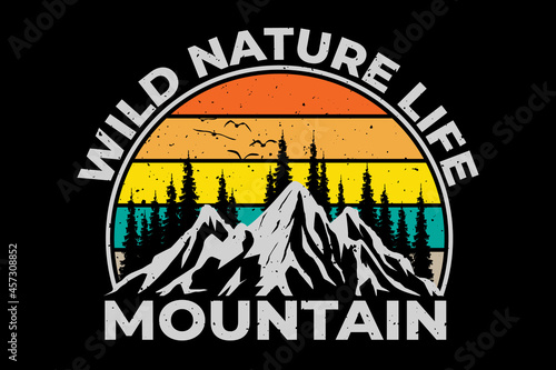 wild nature life mountain pine style