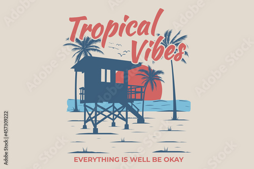 tropical vibes beach