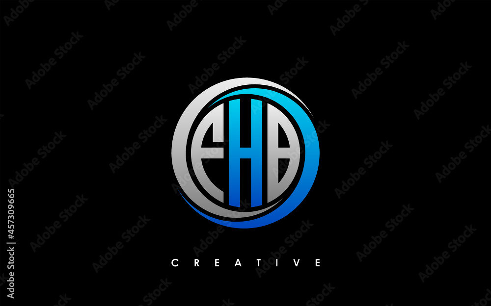 FHB Letter Initial Logo Design Template Vector Illustration FHB Letter Initial Logo Design Template Vector Illustration
