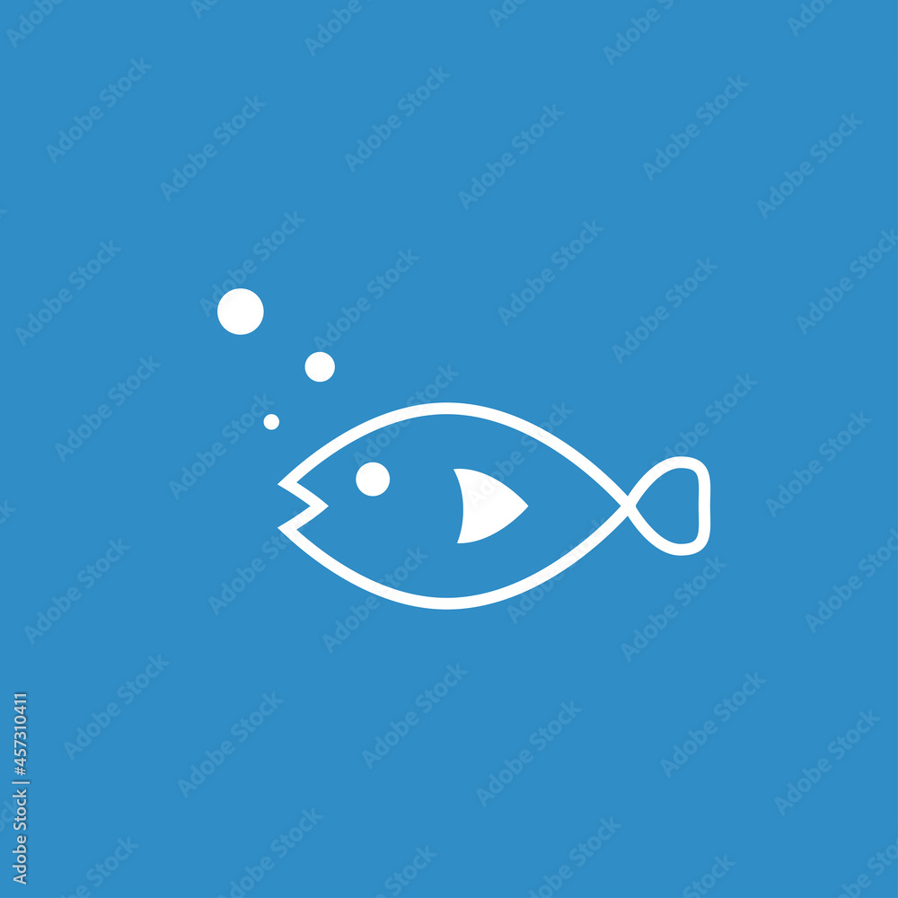 Fish icon vector. Fish logo design. Fish icon vector. Fish logo design.