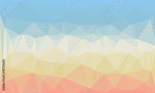 vibrant colorful geometric background with mosaic design