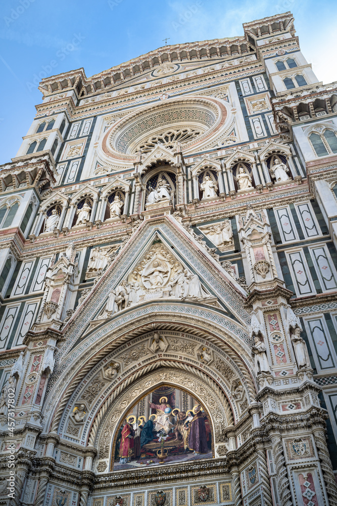 Dom Santa Maria del Fiore, Westfassade, Florenz, Toskana