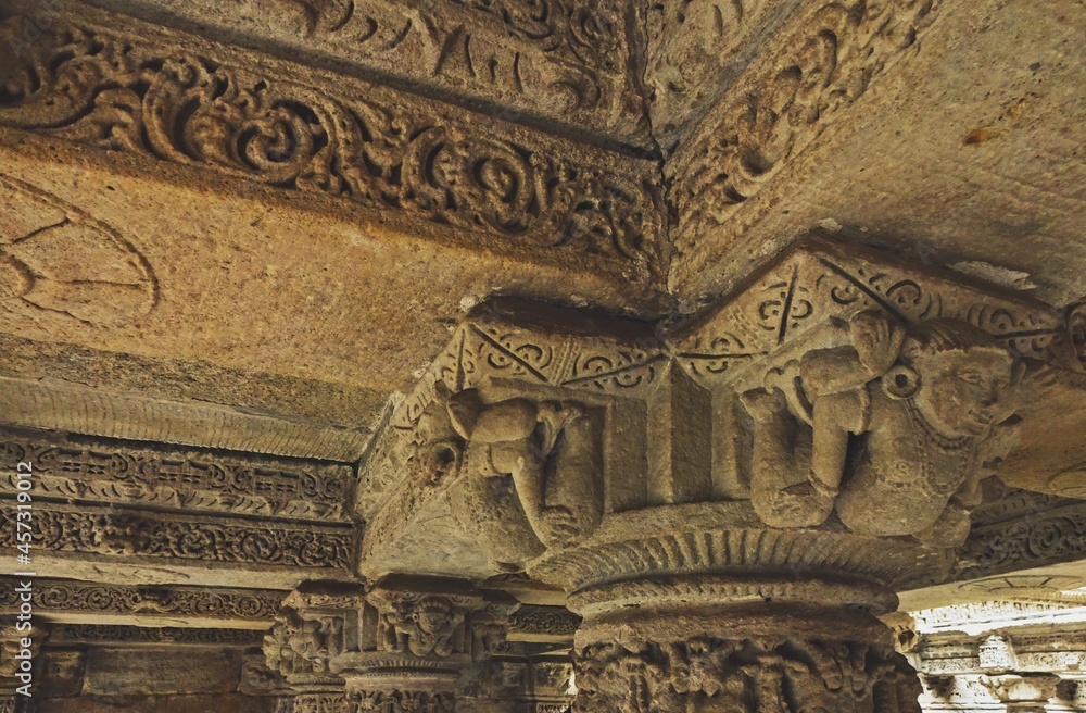 carving at Rani Ki Vav, Gujarat ( the queen's stepwell ) UNESCO World Heritage Site