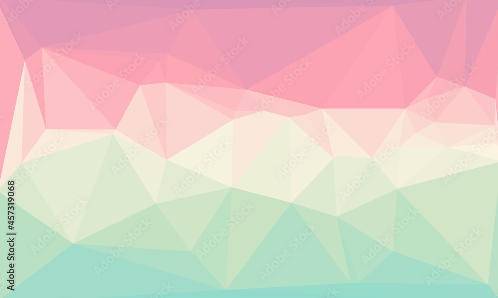 Obraz premium vibrant minimal multicolored polygonal background