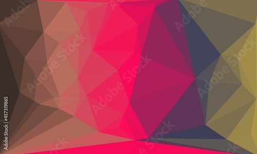 vibrant Minimal colored and polygonal background
