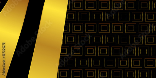 Black and gold background