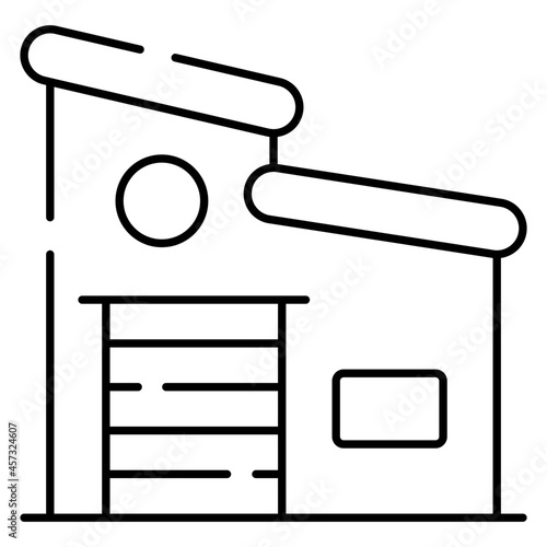 A perfect design icon of storeroom