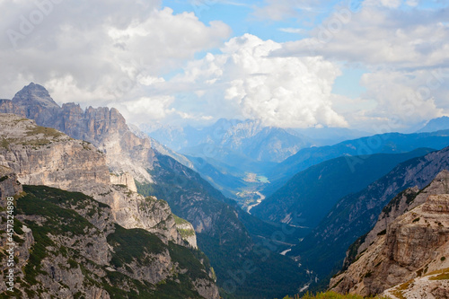 Schönes Bergpanorama, Drei Zinnen, Südtirol, Italien