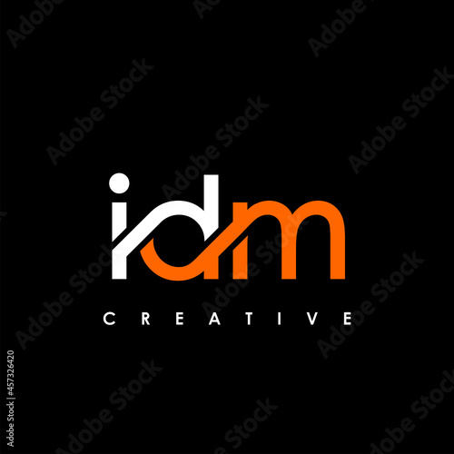 IDM Letter Initial Logo Design Template Vector Illustration photo