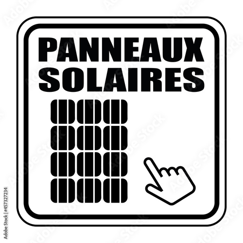 Logo panneaux solaires.