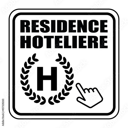 Logo résidence hôtelière.