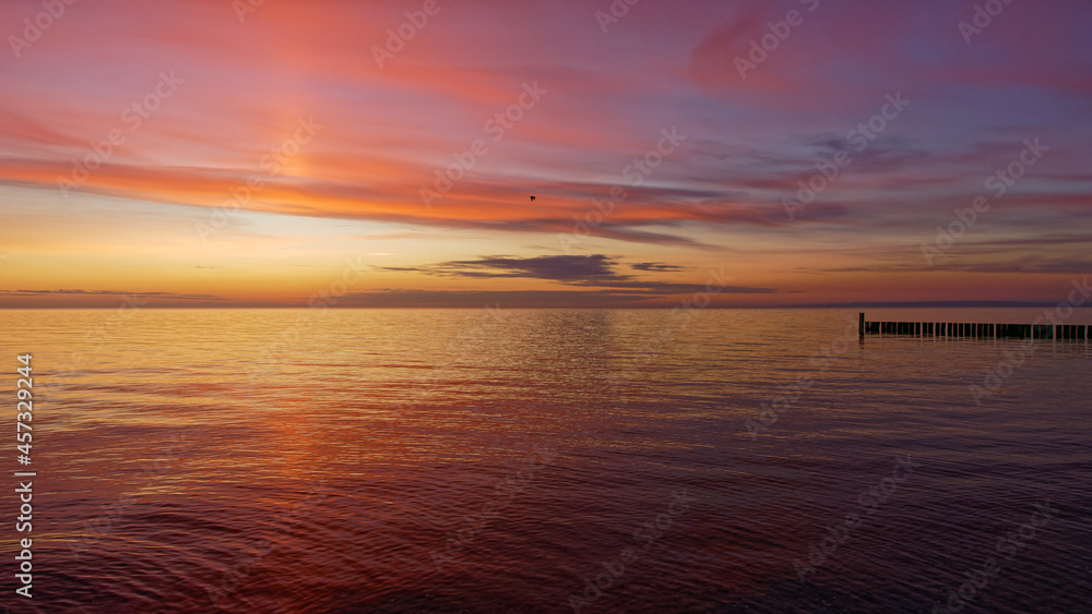 Morgenhimmel an der Ostsee