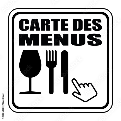 Logo carte des menus.