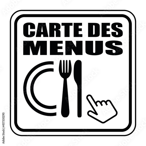 Logo carte des menus.
