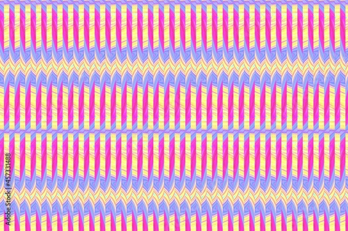 Geometric ethnic pattern seamless design for background or wallpaper.Abstract pattern. Texture with wavy, curves lines. Bright dynamic background with colorful wavy stripes