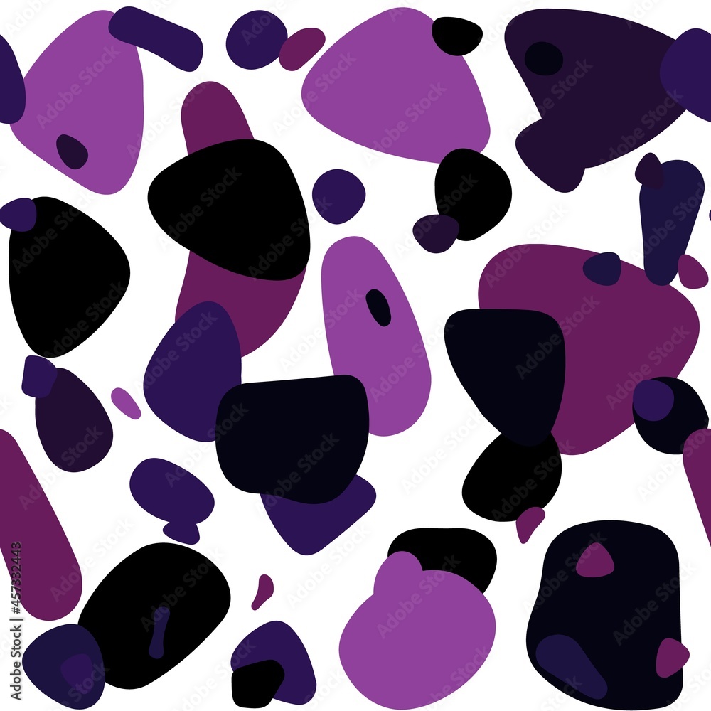 Fototapeta premium Dark Pink vector seamless pattern with spheres.