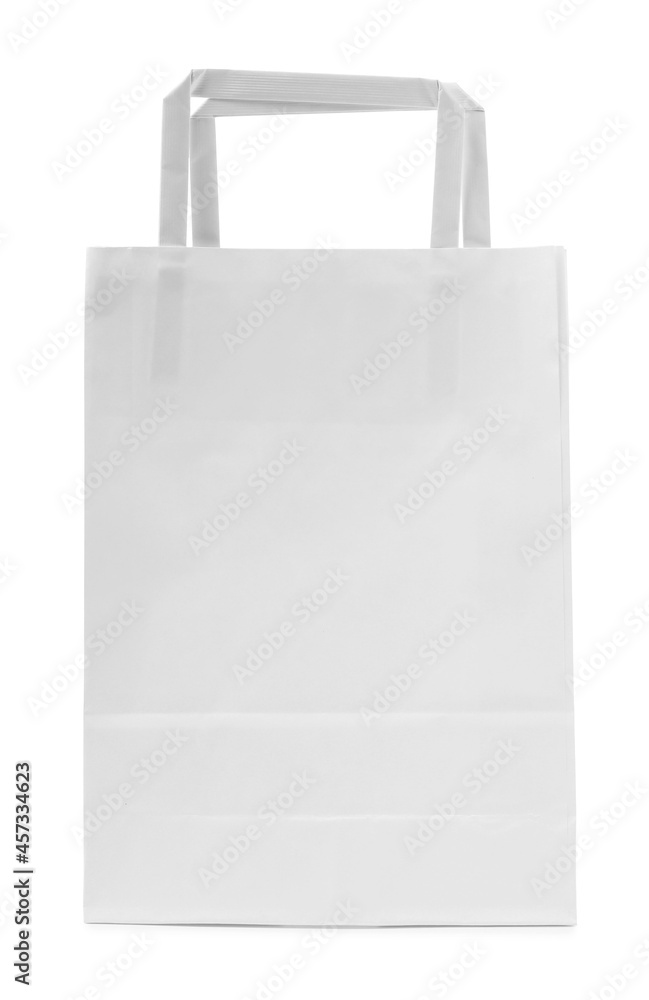 Empty shopping paper bag isolated on white Empty shopping paper bag isolated on white