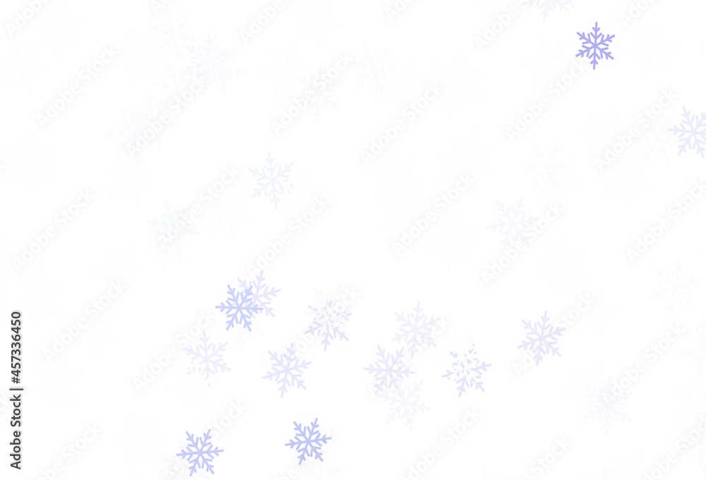 Light Purple vector background with xmas snowflakes, stars. Light Purple vector background with xmas snowflakes, stars.