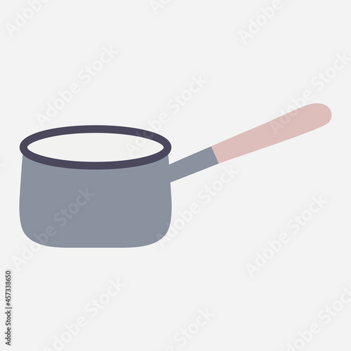Stewpan, stewpot or saucepan for cooking sauce and boiling.