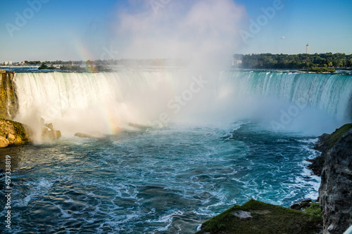 The well known Niagara Falls in Canada  Ontario