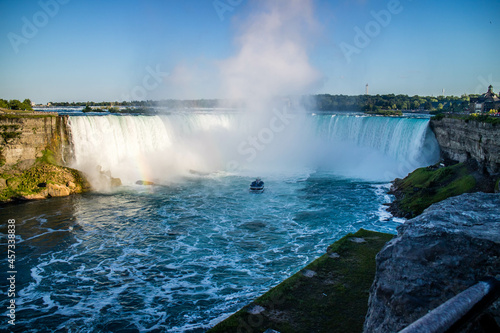 The well known Niagara Falls in Canada  Ontario