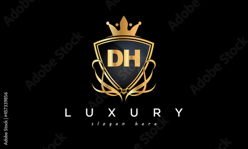 DH creative luxury letter logo
