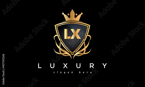 LX creative luxury letter logo