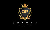 OP creative luxury letter logo