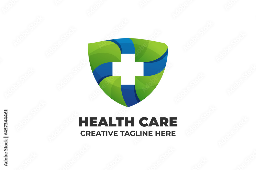 Healthcare Medical Gradient Logo Template Healthcare Medical Gradient Logo Template
