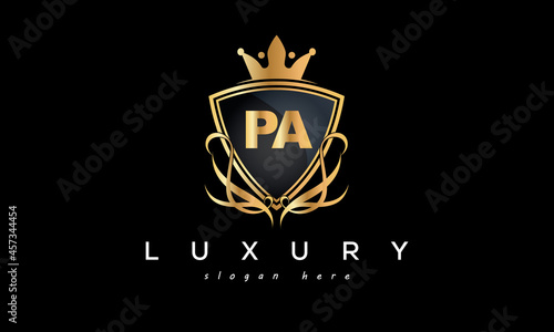 PA creative luxury letter logo