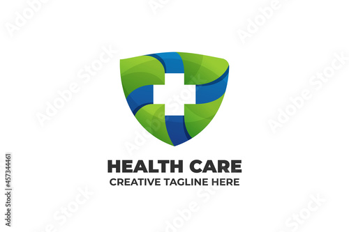 Free Download Healthcare Medical Gradient Logo Template - GFXLoad