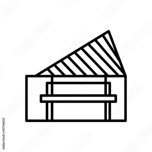 National Museum of the Marine Corps,vector logo design in color black and white