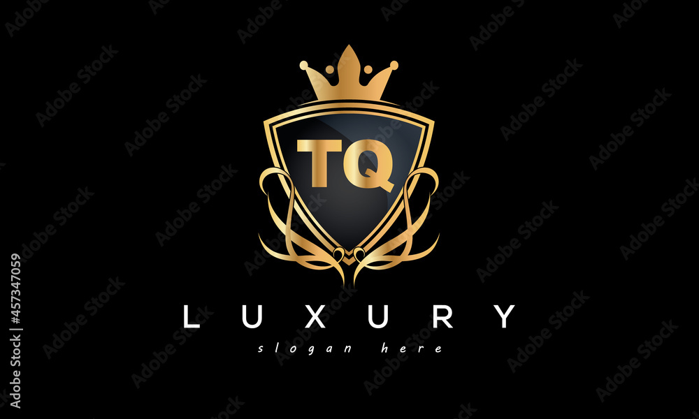 TQ creative luxury letter logo TQ creative luxury letter logo