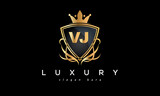VJ creative luxury letter logo