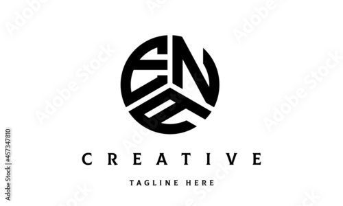 ENA creative circle three letter logo