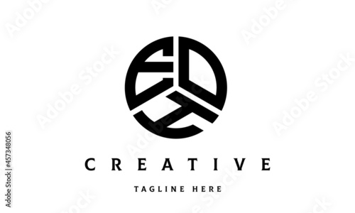 EOH creative circle three letter logo photo