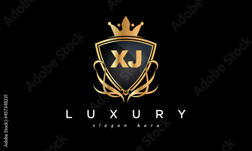 XJ creative luxury letter logo