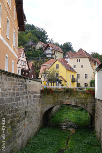 Brücke in Stadt Wehlen photo