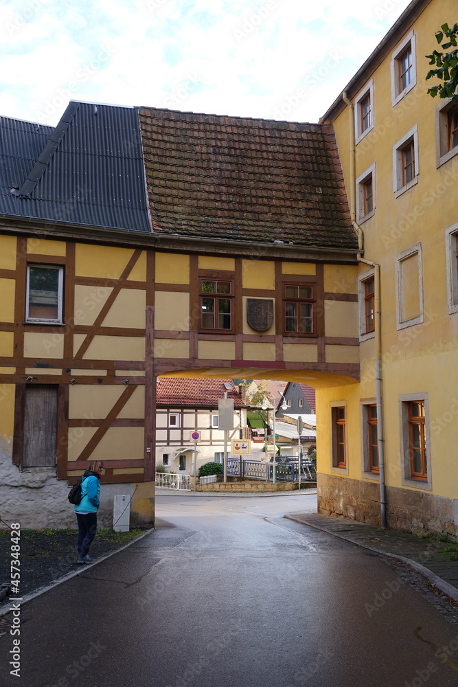 Torbogen in Stadt Wehlen