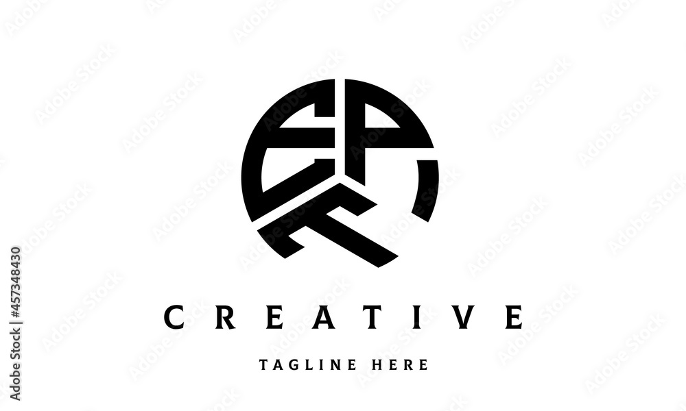 EPT creative circle three letter logo EPT creative circle three letter logo