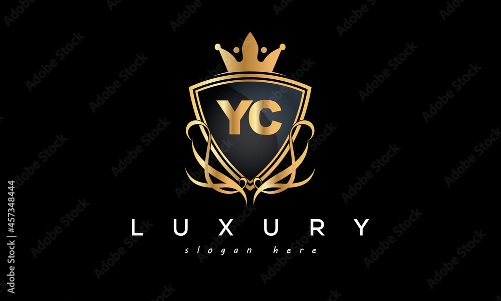YC creative luxury letter logo YC creative luxury letter logo