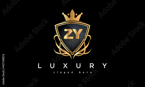 ZY creative luxury letter logo