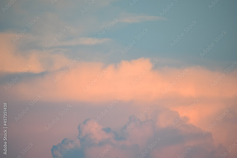 orange clouds during sunset.