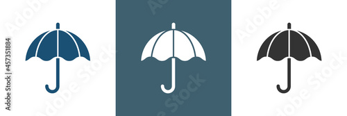 Regenschirm Vektor Logo