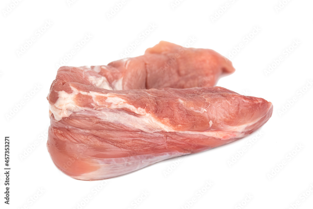 Fresh piece of pork tenderloin meat Fresh piece of pork tenderloin meat