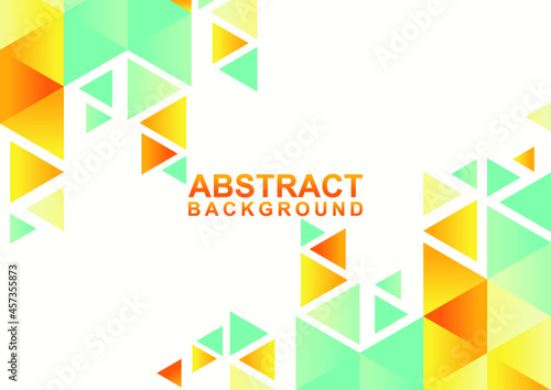 Abstract geometric background with triangle