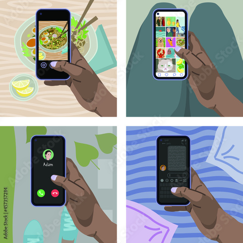 Using a smartphone