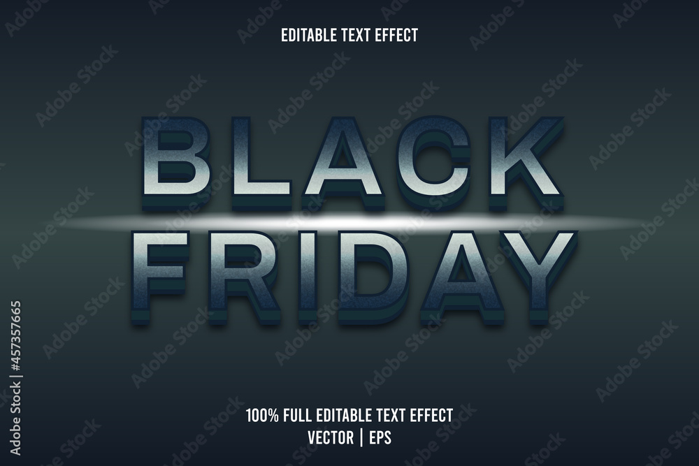 Black friday editable text effect dark blue color Black friday editable text effect dark blue color