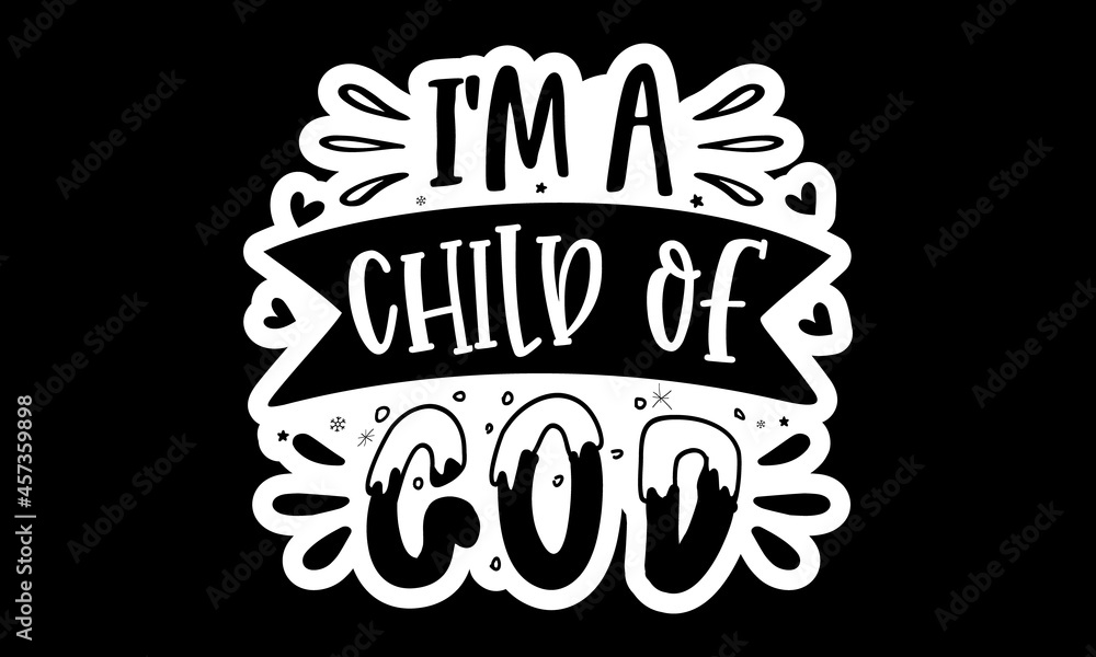 I'm a child of God, New year lettering compositions set, Colorful festive vector illustrations collection, Merry christmas calligraphy, stickers set, labels, tags, design elements and patches with let