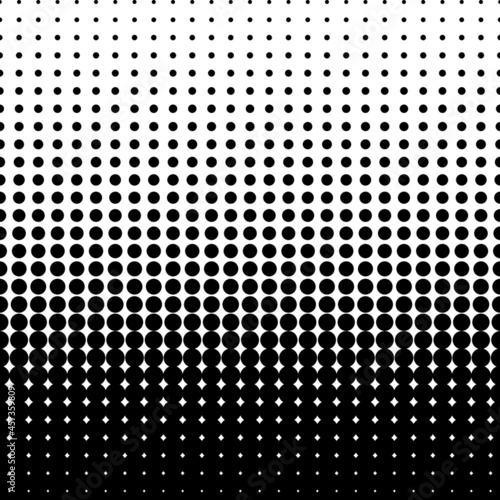 abstract halftone dots pattern vector background